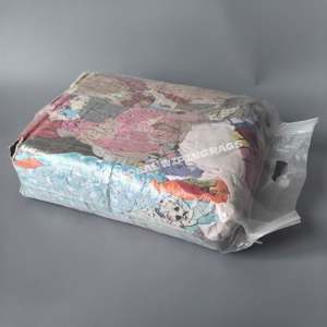 Trapos de Limpieza Industriales de Colores Variados, 100% Algodón, Trapos de Lona Cortada, 5 kg, Trapos de Tela para Limpieza - Product Image 1