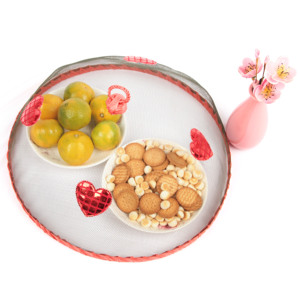 Tấm Che Thực Phẩm Lưới Tròn Ngoài Trời Nhà Bếp Bán Sỉ Lưới Chống Muỗi Có Thể Tái Sử Dụng Lưới Bọc Thực Phẩm - Product Image 4