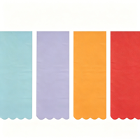 Servilletas de Papel Rectangulares Desechables de Color Sólido, 40x33cm Desplegadas, Servilletas Lisas para Decoración de Mesa de Boda y Fiesta