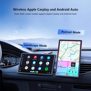 Schermo Auto Portatile da 9 Pollici con Navigazione Rotante, Carplay Wireless, Android Auto, Funzione FM e Registrazione Video - Product Image 5