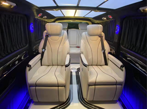 Siège arrière de voiture de luxe réglable en cuir, siège arrière électrique pour voiture - Product Image 5