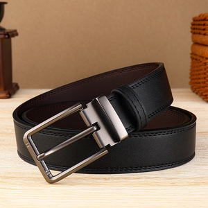 สินค้าพร้อมส่ง เข็มขัดลายนูนสีดำสำหรับผู้ชาย ชุดสูทธุรกิจผู้ชาย เข็มขัดผู้ชาย ของขวัญสำหรับครู ของที่ระลึก ของขวัญ - Product Image 4