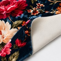 Tissu en velours imprimé simple face extensible et léger, toucher doux, motifs vibrants, idéal pour vêtements, ameublement et décoration intérieure – Vente directe usine