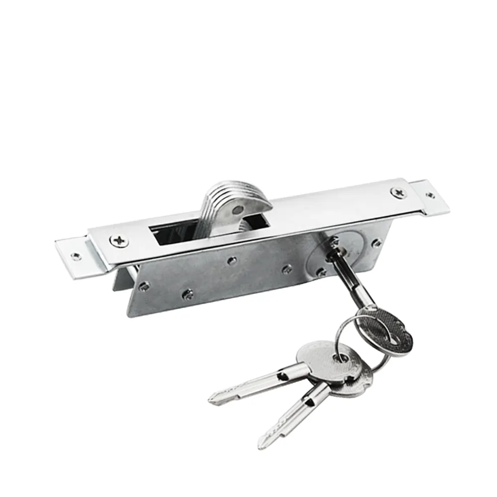 70mm 90mm tahan api aman poros Mortise Boxer Sash Deadbolt Stainless Steel 304 pintu anti-maling keamanan kunci silinder dengan kunci