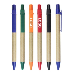 ปากกากระดาษคราฟท์พร้อมโลโก้ปากกากระดาษรีไซเคิลเป็นมิตรต่อสิ่งแวดล้อม - Product Image 2