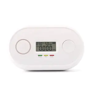 Alarme de fumaça, casa inteligente wifi sem fio temperatura de monóxido de carbono e umidade grupo de detecção alarme de voz