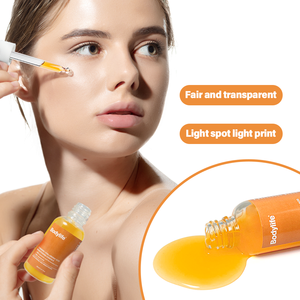 Yüksek kaliteli yüz Serum zerdeçal hyaluronik asit organik cilt bakımı aydınlatma parlayan zerdeçal parlatıcı yüz serumu - Product Image 6