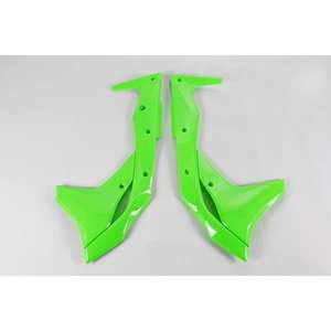 Radiadores Kawasaki KXF 250 2017-2020 Verde Fluorescente" - Product Image 1
