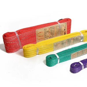 <span class=keywords><strong>Eslinga</strong></span> Plana de Alta Resistencia con Certificación CE de 1T-10T con Ojales Reforzados para Elevación de Maquinaria - Product Image 6