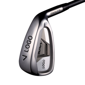 Juego de Palos de Golf de Acero Inoxidable Fundido, Color Plateado, <span class=keywords><strong>para</strong></span> Diestros, Personalizable, con Cavidad Trasera - Product Image 1