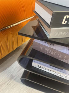 Estantería Moderna Transparente de Acrílico para Libros y Revistas, Exhibidor de Acrílico para Libros, Marca Disen Furniture - Product Image 2