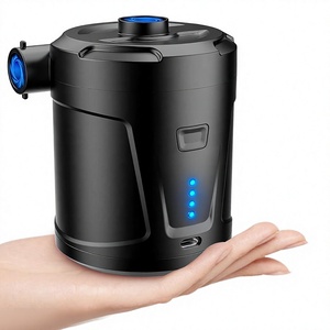 Factory Low MOQ Customized Free LOGO Electric Rechargeable <strong>Mini</strong> Air Pump 5200mAh Portable Camping <strong>Pool</strong> Swimming Ring Vacuum Bag - Product Image 1