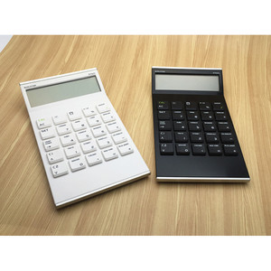 Stylish Ultra Thin Calculator 8 Digits Dual Power <b>Calendar</b> Function White And Black - Product Image 2