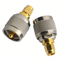 Adaptateur coaxial RF UHF mâle PL259 vers SMA mâle Jack, convertisseur de connecteur coaxial RF pour talkie-walkie/radio bidirectionnelle