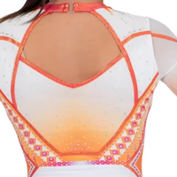 Justaucorps de gymnastique personnalisés pour filles, violet lavande, sans manches, col rond, tenues de danse scintillantes avec strass, vente en gros