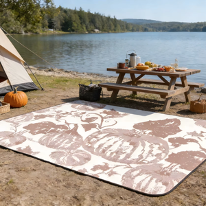 Tapis de plage extérieur écologique, portable, imperméable, résistant à l'humidité, durable, élégant, type camping - Product Image 1
