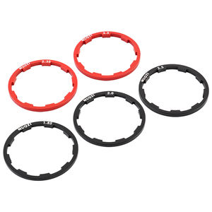 Bisiklet volan kaset conta Hub paspayı 1/1.5/2/1.85/2.18/2.35/2/2.5mm alt braket Spacer bisiklet yivli tip Hub yıkayıcı - Product Image 4