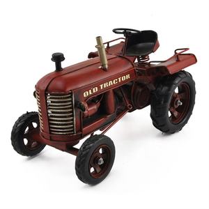 Modellino Vintage di Trattore in Metallo, Ornamenti Creativi per Arredamento Casa, Decorazioni per Negozi, Librerie, Internet Café, Modellino Auto <span class=keywords><strong>d</strong></span>'<span class=keywords><strong>Epoca</strong></span> - Product Image 2