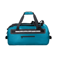 Sac de voyage imperméable en PVC de 50 L avec logo de marque personnalisé, pour le sport, la gym, l'aventure, la randonnée, le camping, la moto