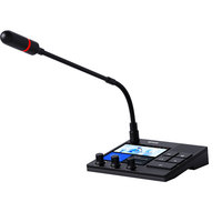 Console de diffusion IP avec microphone, prise en charge SIP G.711, serveur Web, mixeur de diffusion, unité centrale pour systèmes d'interphonie et de diffusion, modèle Xc-9038 DC