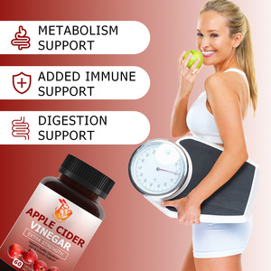 Capsules de vinaigre de cidre de pomme en marque privée OEM pour une digestion saine et un soutien immunitaire, capsules de suppléments de vitamine D3 et de zinc - Product Image 2