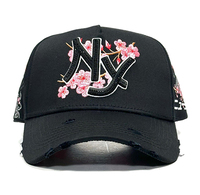 Nueva Gorra de Béisbol DMG Original de 5 Paneles con Visera Curva de Gamuza, Bordado 3D y Pedrería, Hebilla Metálica, Alta Calidad