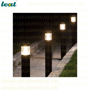 CE saab – borne lumineuse noire à Led, éclairage de <span class=keywords><strong>jardin</strong></span>, de chemin, de route, de sapin monté au sol - Product Image 4