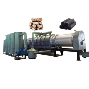 Machine de fabrication de biochar et de charbon de bois continu, four de carbonisation et équipement de cuisson - Product Image 1