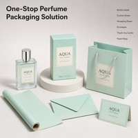 Boîte d'emballage de parfum personnalisée écologique et recyclable, boîte cadeau en carton pour l'emballage de flacons de parfum de luxe