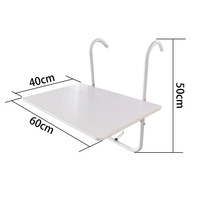 Faltbarer hängender halbkreis förmiger leichter tragbarer Couch tisch im minimalist ischen Stil