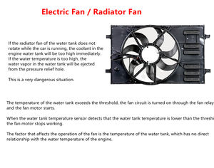Yeni yüksek kaliteli radyatör kondenser soğutma fanı 1347697080 için avrupa araba/otobüs - Product Image 5