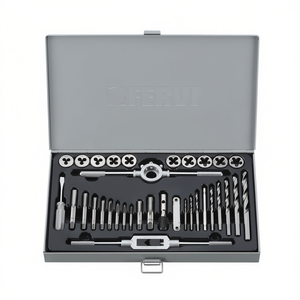 Jeu de tarauds et filières Fervi M036, outils de filetage métrique pour le travail des métaux - Product Image 2