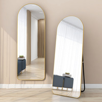 Miroir mural et sur pied compact de style européen rétro 2025 avec cadre doré – Tendance toutes saisons pour la décoration intérieure et le mobilier de salon, fabriqué pour une longue durée de vie