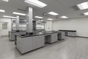 Piano di lavoro in ceramica da tavolo in acciaio da laboratorio mobili da laboratorio banco da lavoro con cappa chimica CE - Product Image 2