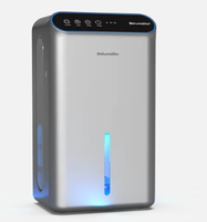 1L/jour Déshumidificateur portable intelligent pour la maison Salle de bain Affichage LED Déshumidificateurs électriques purificateurs d'air