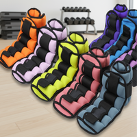 Poids de cheville réglables unisexes en néoprène durable et écologique, multicolores, avec logo personnalisé, pour yoga, marche et course à pied