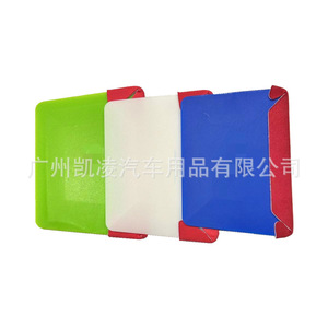 Car Tinting <b>Squeegee</b> Tool Trapezoidal Double Sided Flexible EVA With Cloth Strip For Window Application Car Accessories - Product Image 1