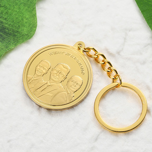 พวงกุญแจโลโก้สั่งทำส่วนตัว ชุบทอง โลหะผสมสังกะสี โลโก้ 3 มิติ ตัวอักษร ภาพนิยม ลายนูน 3 มิติ พวงกุญแจรูปทรงตามสั่ง - Product Image 3