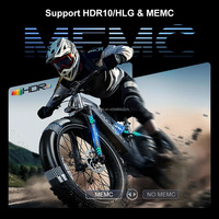 جهاز عرض ذكي Everycom HQ11W V660 مع شريحة ثمانية النواة، فك تشفير 4K، ذاكرة 3 جيجابايت + 64 جيجابايت DDR4، تقنية HDR10+، جهاز عرض منزلي، جهاز عرض لغرفة النوم