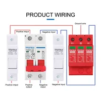 Parafoudre DC 1000V 1500V Mini 40KA pour Nouvelles Énergies Photovoltaïques