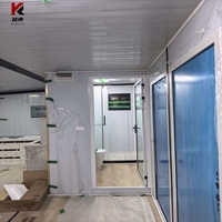 Maison mobile 2 chambres, conteneur habitable portable, Australie, conteneur extensible 20 pieds 40 pieds