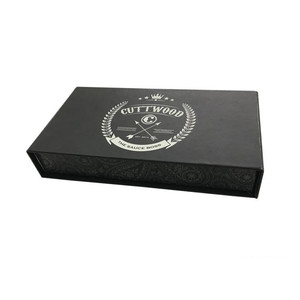 Matte <b>Black</b> Drawer Sliding Cardboard <b>Box</b> Luxury gift <b>box</b> with EVA insert - Product Image 1