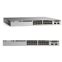 Nouveau commutateur Cisco Catalyst C9300-24P-A original, série 24 ports avec 4 uplinks SFP Gigabit, PoE+, garantie 1 an, SNMP, QoS