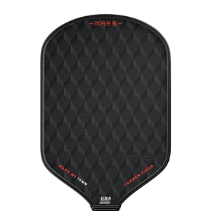 Pagaie de pickleball 3D à tissage à chaud et à froid en plusieurs étapes avec triple diamant noir en carbone 18K - Product Image 1