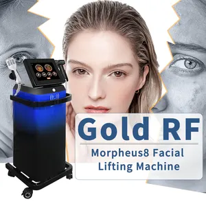 Máquina 3 em 1 de radiofrequência para remoção de rugas faciais e corporais Morpheus8, máquina fracionada para apertar a pele facial e corporal