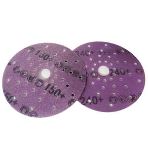 All'ingrosso carta vetrata viola ceramica disco levigante 150mm 6 pollici gancio e <span class=keywords><strong>Loop</strong></span> dischi abrasivi di carta per autoveicoli - Product Image 5