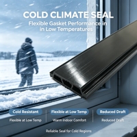 Bande de barrière thermique creuse PA66GF25 pour fenêtres en aluminium, profil d'isolation pour économie d'énergie, fourniture directe d'usine