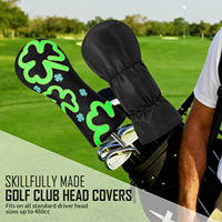 Housse de tête de club de golf personnalisée avec portrait d'animal de compagnie, chien, chat, image, photo, logo, texte, monogramme, unique