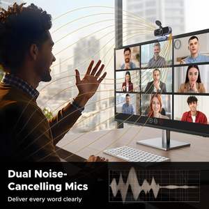 Uירוק 4k מצלמת אינטרנט עבור PC אולטרה HD 1080p 30fps מצלמת אינטרנט עם מיקרופון, כיסוי פרטיות, 70 ° fov, pov autofocus pdaf - Product Image 4