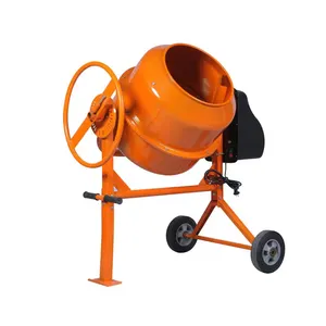用柴油发动机或汽油制造实心或气动车轮便携式电动水泥混凝土搅拌机250 l，350 l